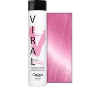 Celeb Luxury Viral Pastel Light Pink Colorwash